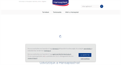 Desktop Screenshot of hansaplast.hu