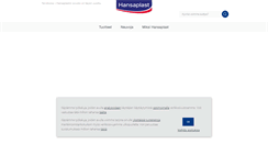 Desktop Screenshot of hansaplast.fi
